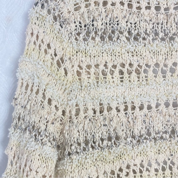 🪷Anthropologie🪷Knitted & Knotted Cardigan Open Knit Wool Mohair Blend, Medium - Picture 11 of 15